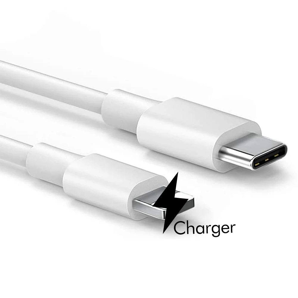 

3FT USB Charger Data Cable for iPhone 12 Charging USB C Fast PD Cable USB PD Cable Data Wire PD Charging In Stock, White