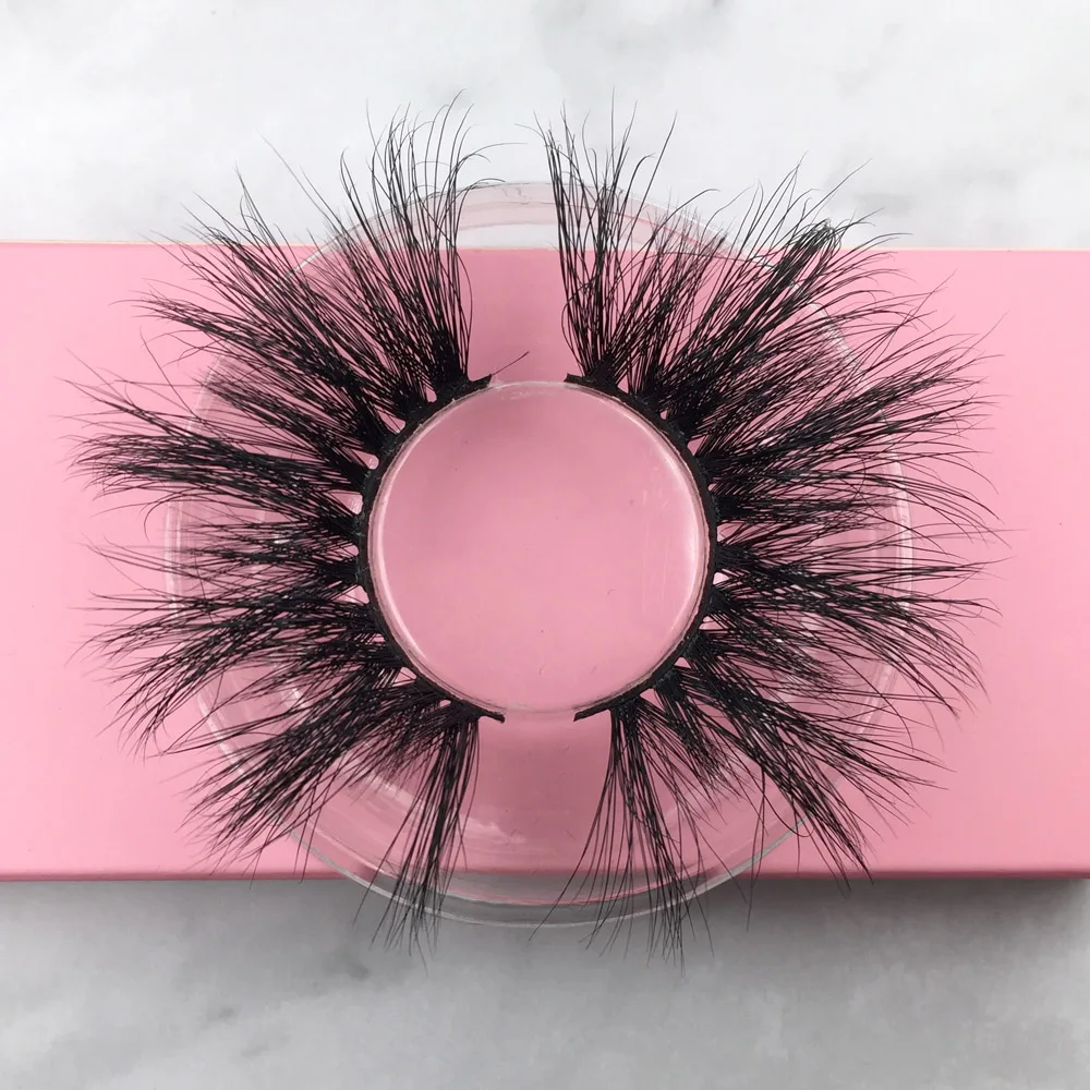 

Best Quality Eyelash Supplies 25mm Lashes 8D Mink Eyelashes Private Label 25mm Siberian Mink Eyelashes Vendor, Natural black