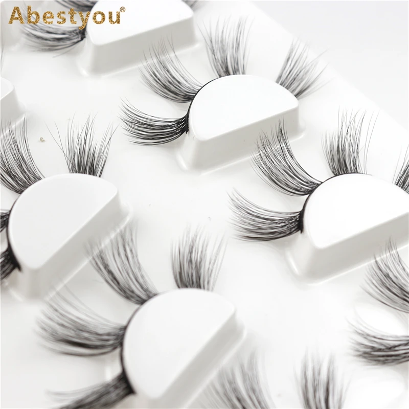 

Abestyou Sales Promotion 3Pair 3D Natural False Eyelashes Dramatic Volume Fake Lashes Makeup Eyelash Extension Silk Lashes