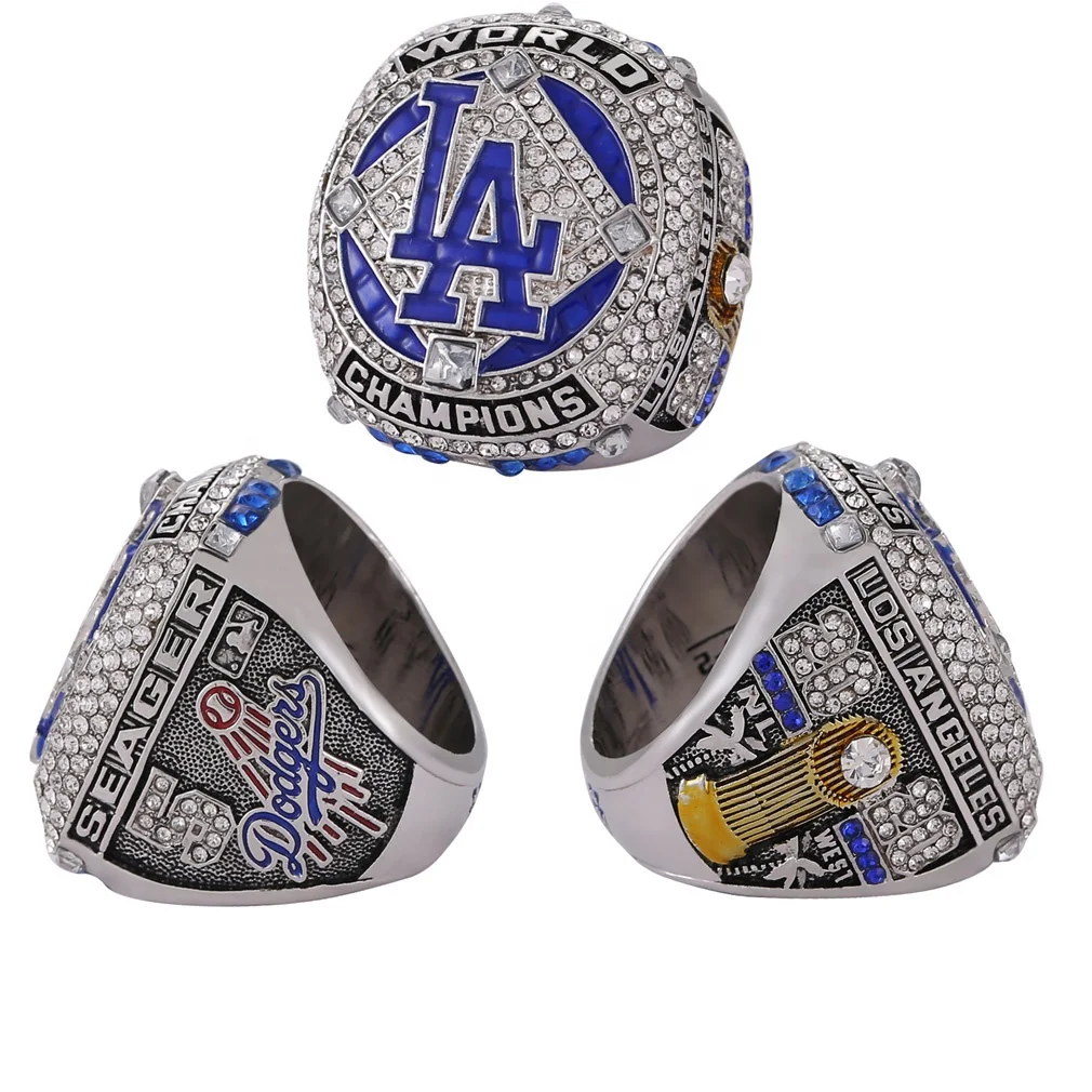 

Linghu Custom Youth Major League Baseball Rings Display Gift Box 2020 MLB Los Angeles Dodgers Betts Seager Championship Ring, Picture shows
