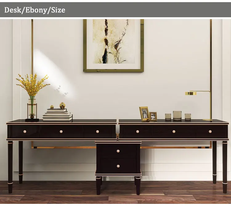 Study Room Furniture Modern Accent Table Modern Double Person Computer Desk Furniture