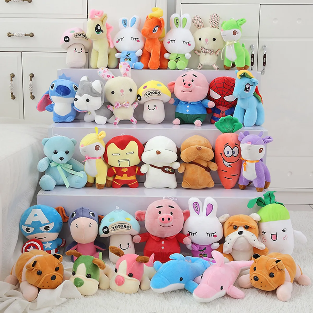 bulk plush toys for crane machines