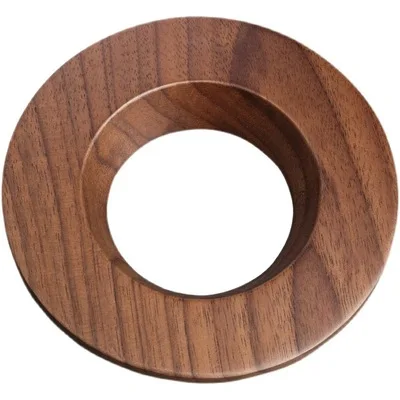 

Walnut filter handmade coffee V60 Handmade coffee filter holder, Black