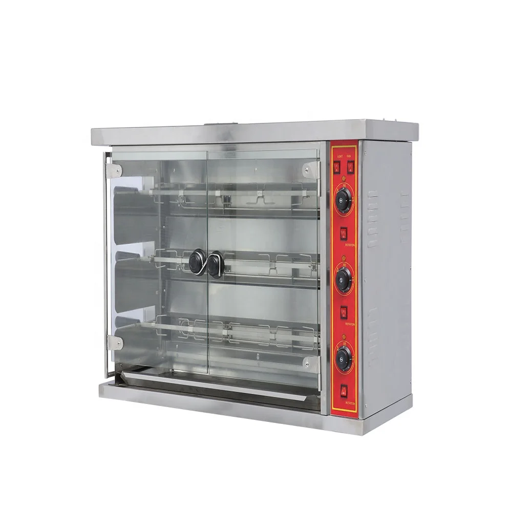 
Roast Chicken Maker Baked Duck Cooking Chicken On The Grill Automatic Rotating Domestic Commercial Chicken Rotisserie For Sale 