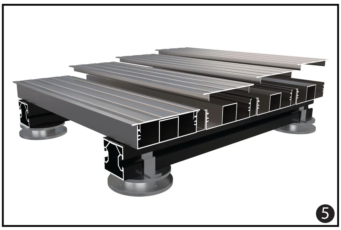 GD Aluminium Fire Resistance A2 out door pool garden decking joist ...