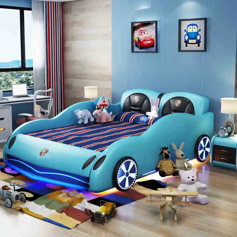 Modern Children Kids King Size Race Car Bed - Buy Car Bed,Kids Car Bed ...