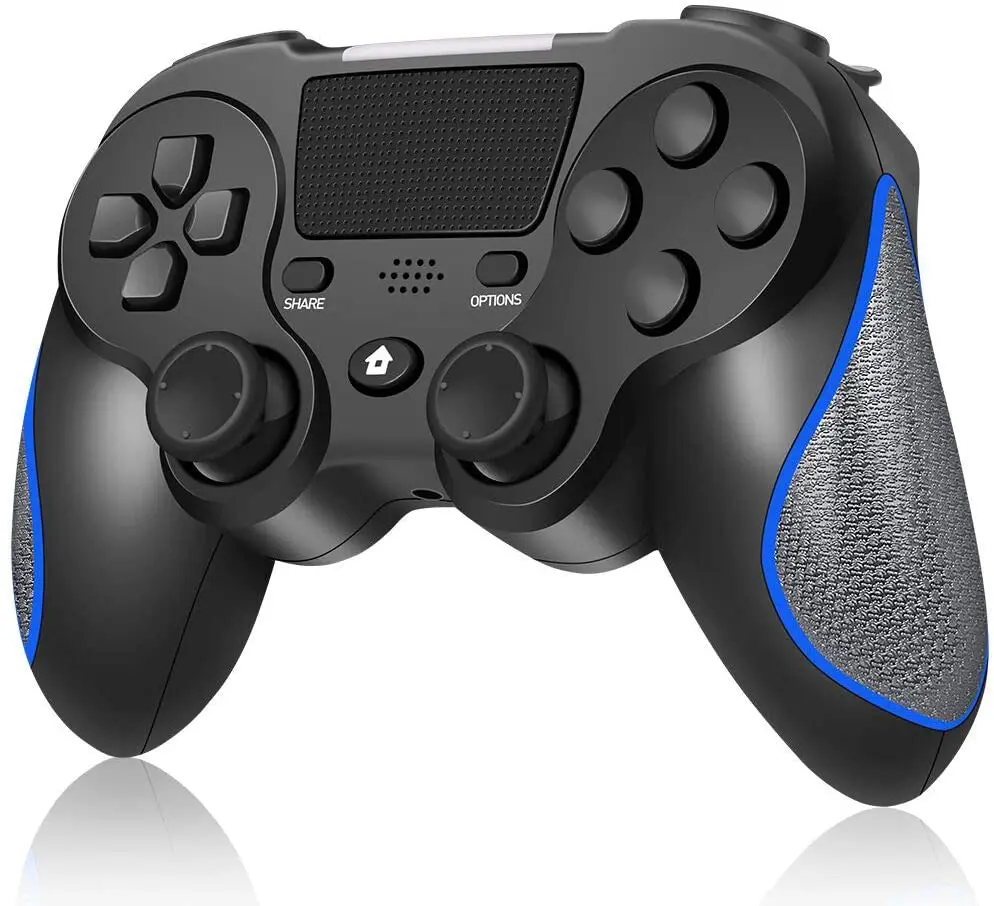 

Wireless Controller for PS4/Pro/Slim/PC Built-in 600mAh Battery Joystick Support Double Vibration and Touch Pad