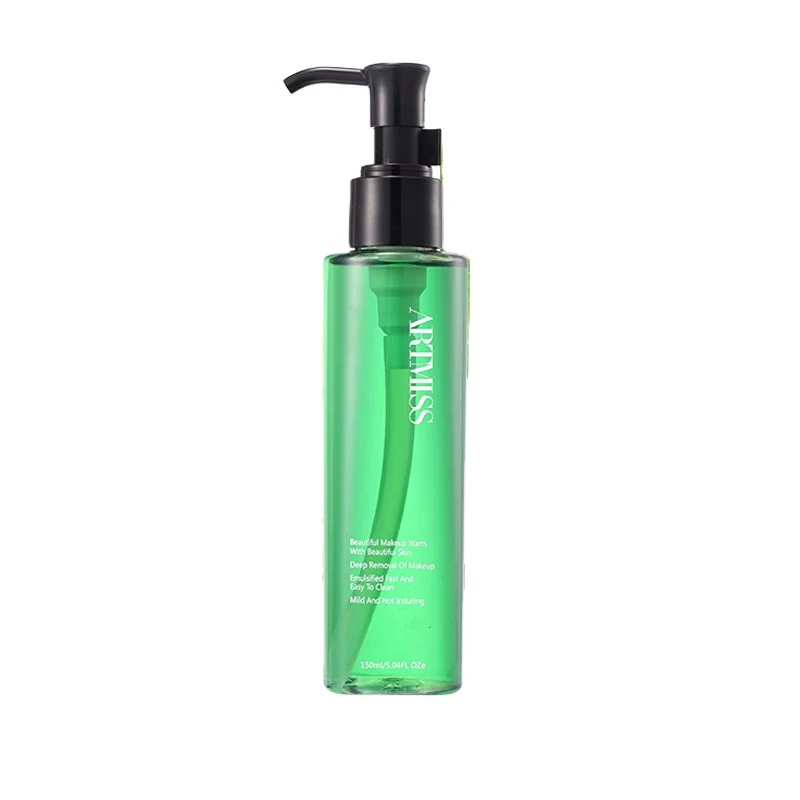 

Private Label Waterproof Organic Liquid Oil Make Up Remover Gentle Cleansing Face Eye Makeup Remover, Transparent