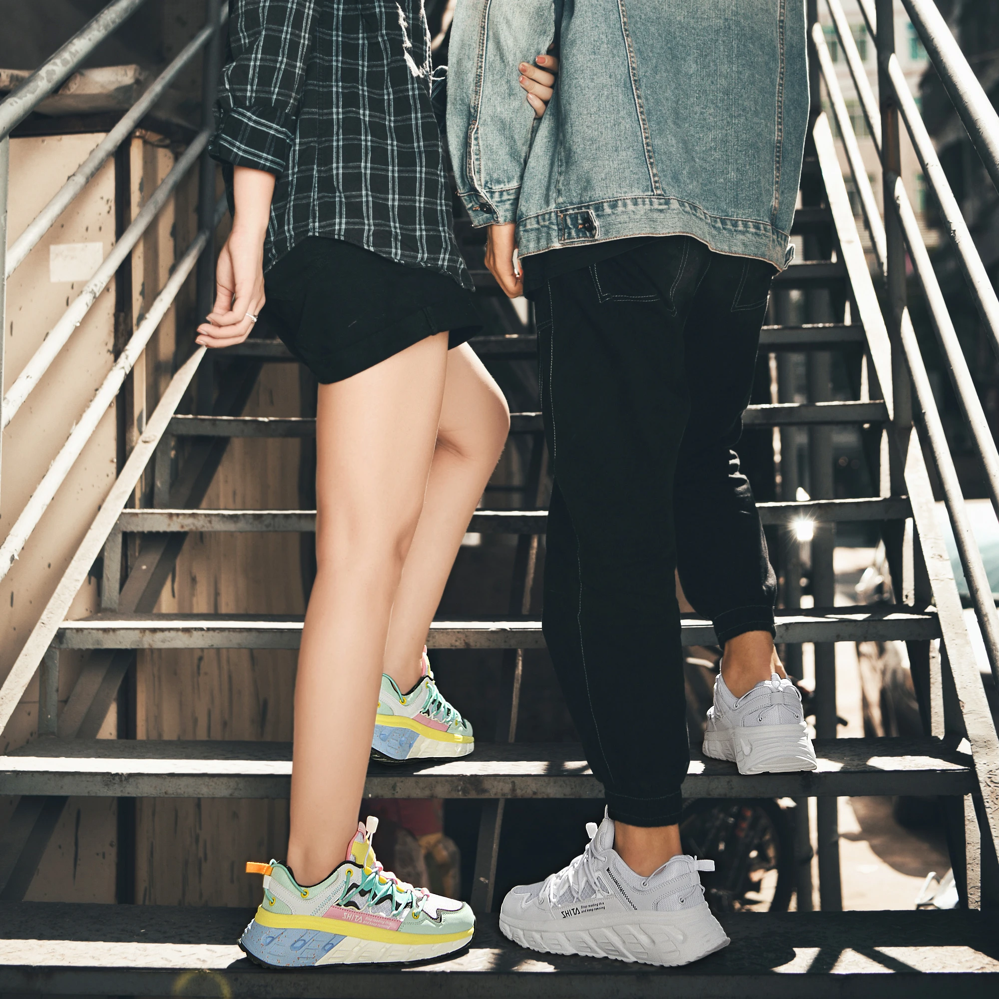 

New Fashion Unisex Classic Breathable Sneakers Shoes Air Cushion Lover Action Sports Running Shoes Couple Chunky Walking Shoes, Black,white,color
