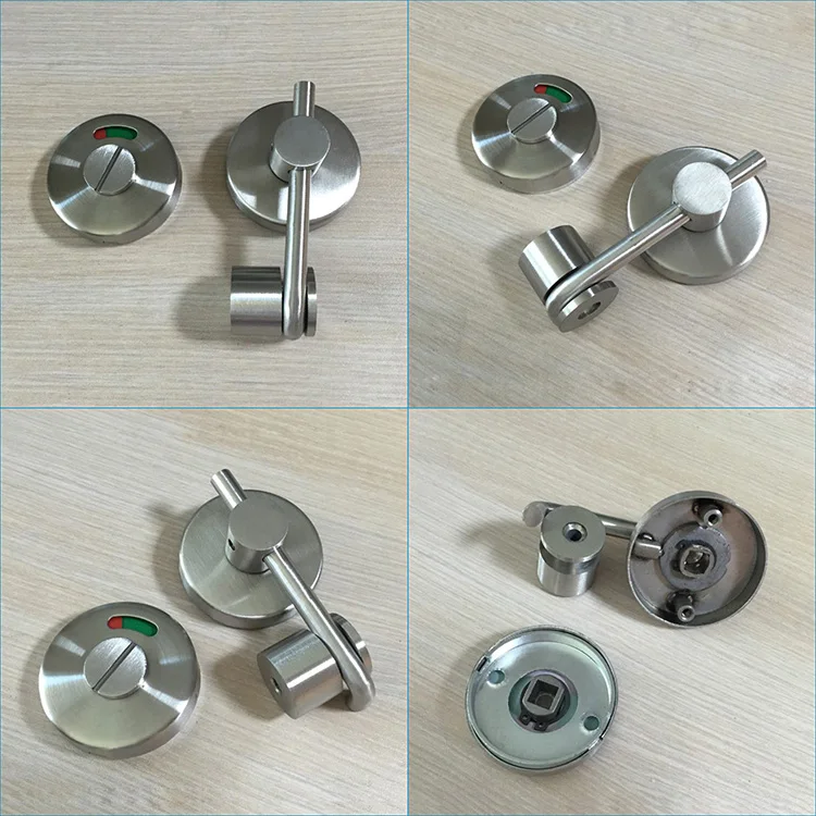 High Quality 304 Stainless Steel Anti-rust Waterproof Toilet Cubicle Partition Indication Lock