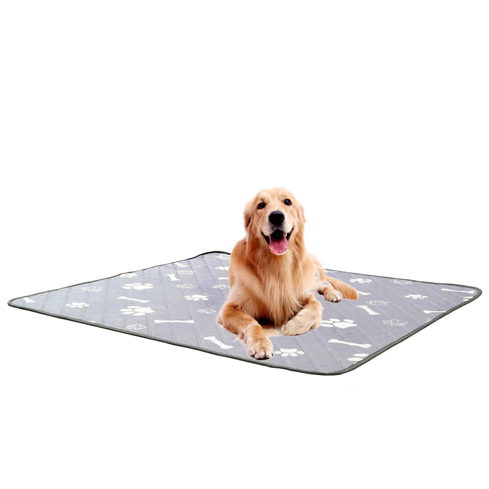 

Large Size 4 Layer Super Absorbent Waterproof Non Slip Reusable Washable Training Dog Pet Pee Pads, Customized