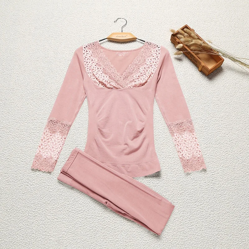 
High quality women comfortable seamless heating long Johns thermal underwear 