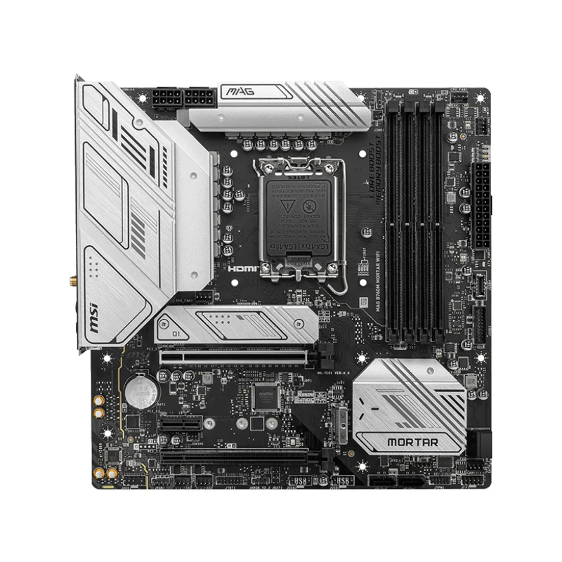 

Brand new MSI B760M MORTAR WIFI DDR5 LGA1700 M-ATX computer hardware & software gaming pc motherboard