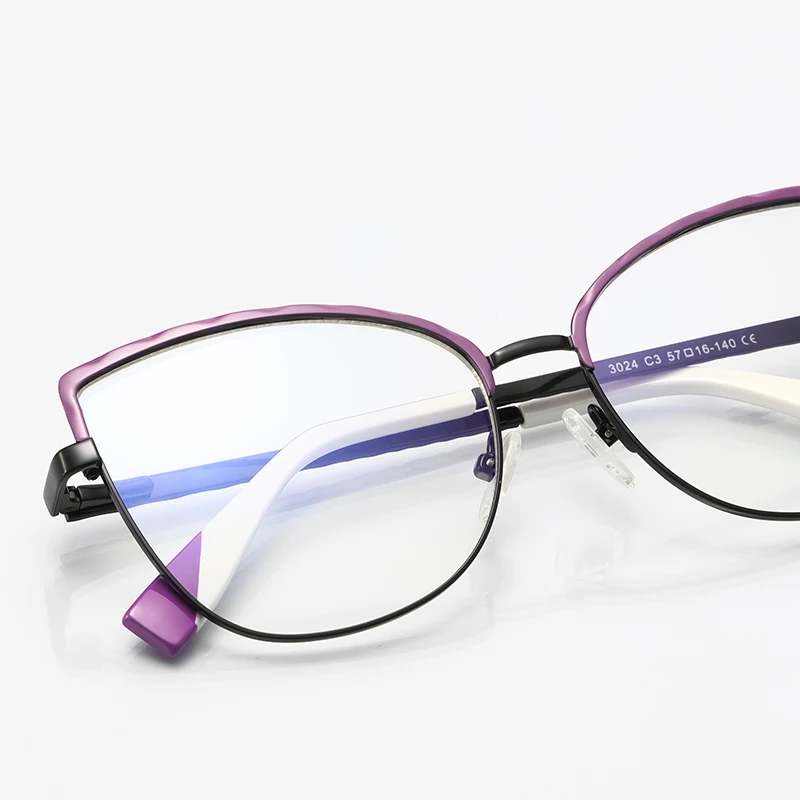 

Twooo 3024 Lightweight Metal Gradient Colors Eyeglasses Frame