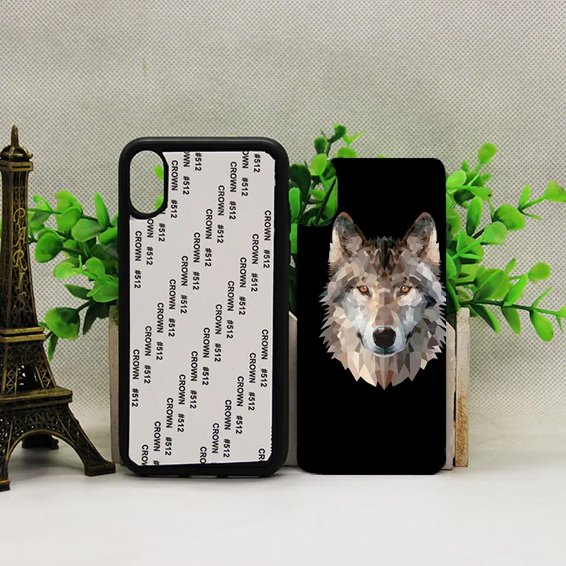 
2D PC Sublimation Coated Transfer Blank Phone Case for iPhone X 