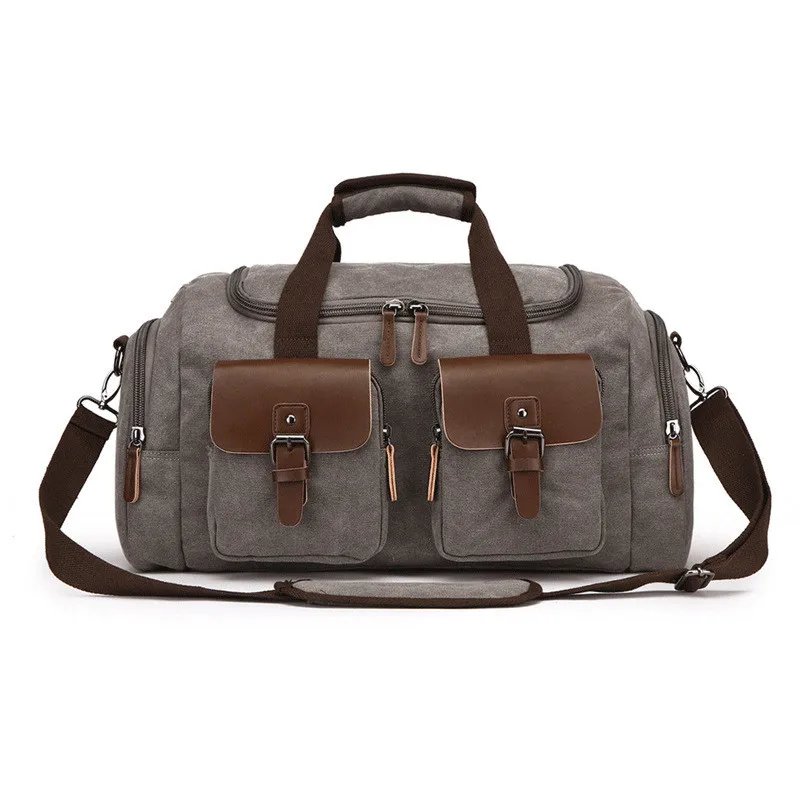 

Multifunctional One Shoulder Portable Canvas Laggage Bag Travel Luggage For Outdoors Travel