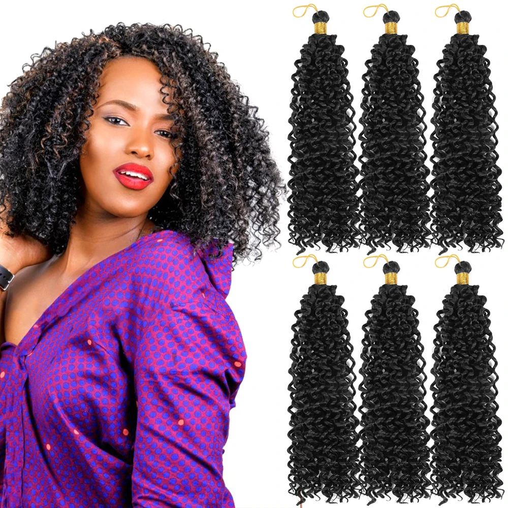 

Free Sample Hot Twist Curly Afro Perruque Braiding Bundles Extensions Braid Water Wave Crochet New Tress Free Water Wave Hair