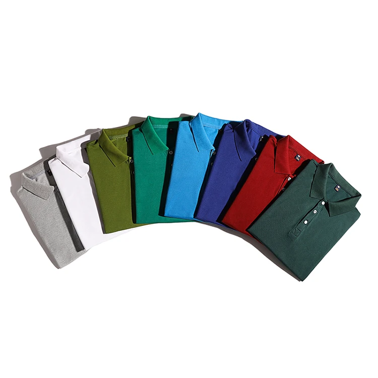 

Wholesale Custom Logo Multicolor Printing Embroidery Cotton Summer Quick Dry OEM Short Sleeve Men'S Polo Shirts, Picture shows
