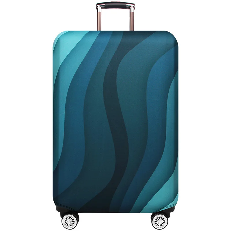 

Wholesale Custom Spandex Washable Travel Carry on Luggage Bag& Baggage Elastic Protector Suitcase Protective Cover, Black