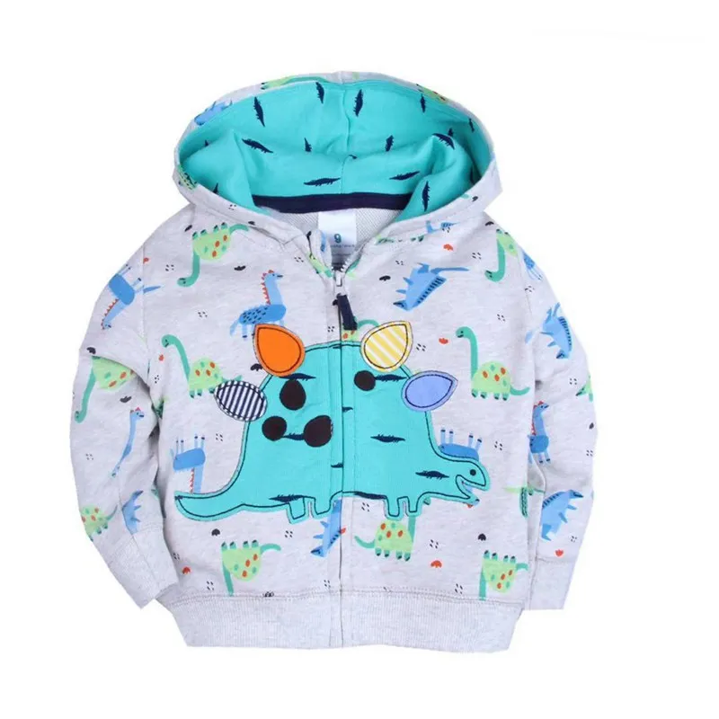 

Crazy Sale Guangzhou baby clothes 100% cotton animals baby hoodie jacket