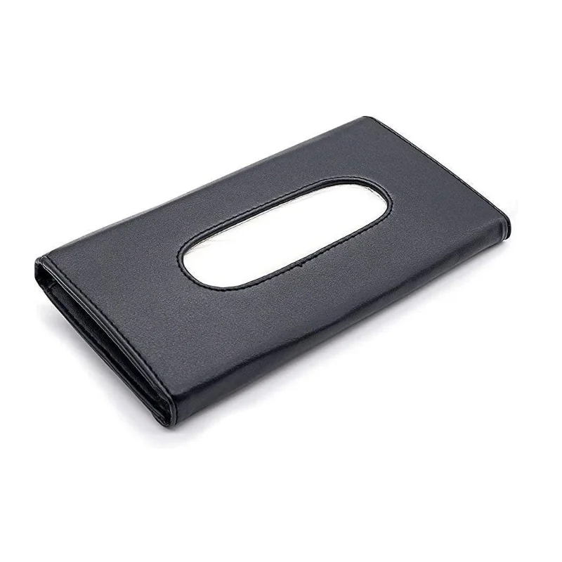 

Hot Selling Leather Car Visor Tissue Holder Car Tissue Box Holder, Customized