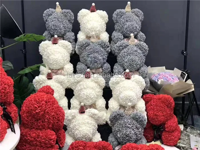 eternal rose teddy bear