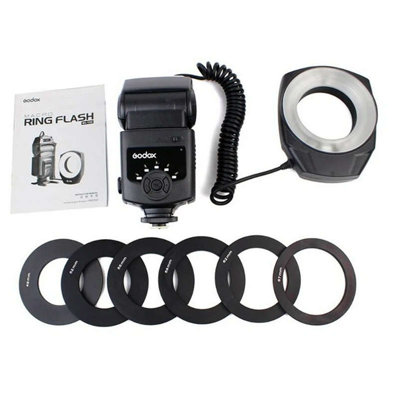 

inlighttech Godox ML-150 Macro Ring Flash Light For Pentax DSLR cameras, Black