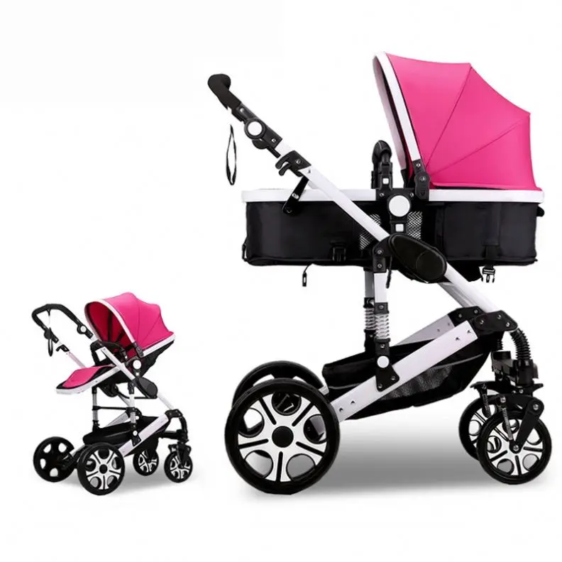 

2020 Hot Sale CE Certificate Foldable Baby Carriage/High Landscape Baby Stroller Toys, Purple,red,black,grey,brown