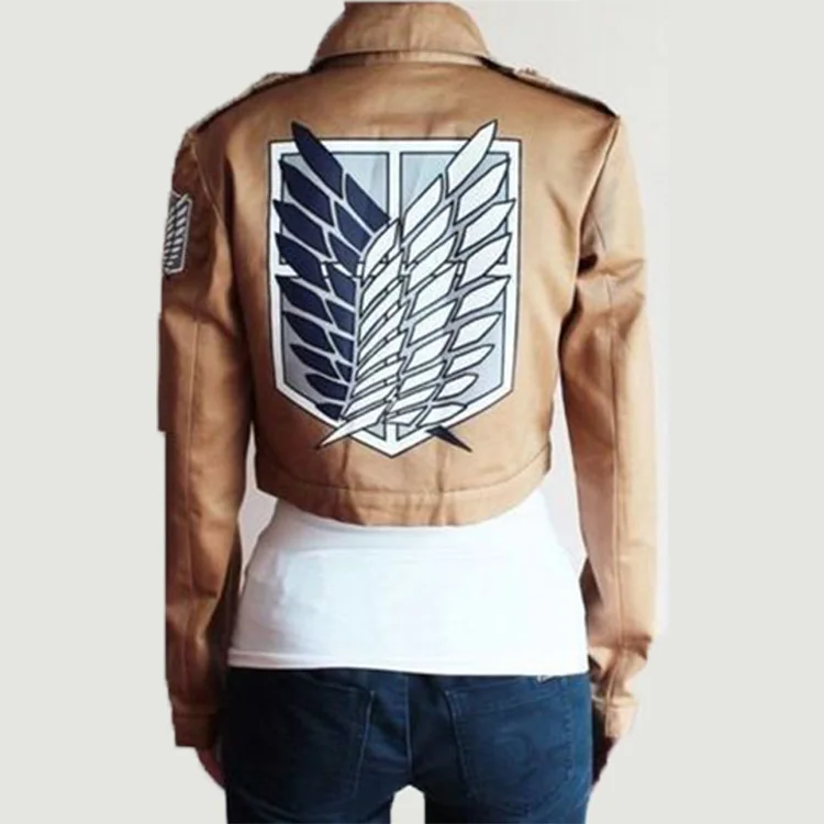 

Anime Attack On Titan Investigation Corps Freedom Wings Men And Women Small Coat Jacket Cos Cosplay Costume