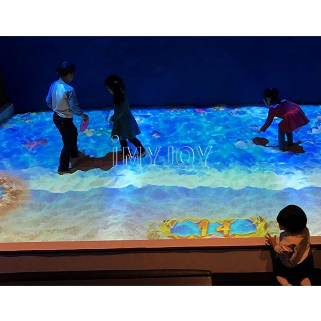 

Interactive Hologram Playgrounds 3D AR Sand Beach Games Floor Screen ProjectorP