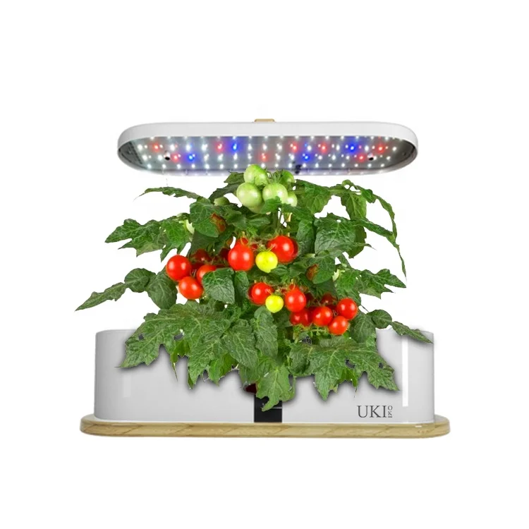 

in stock Indoor Herb Plants Pots Mini Flower Planters Table Farm Grow Starter hydroponic herb garden