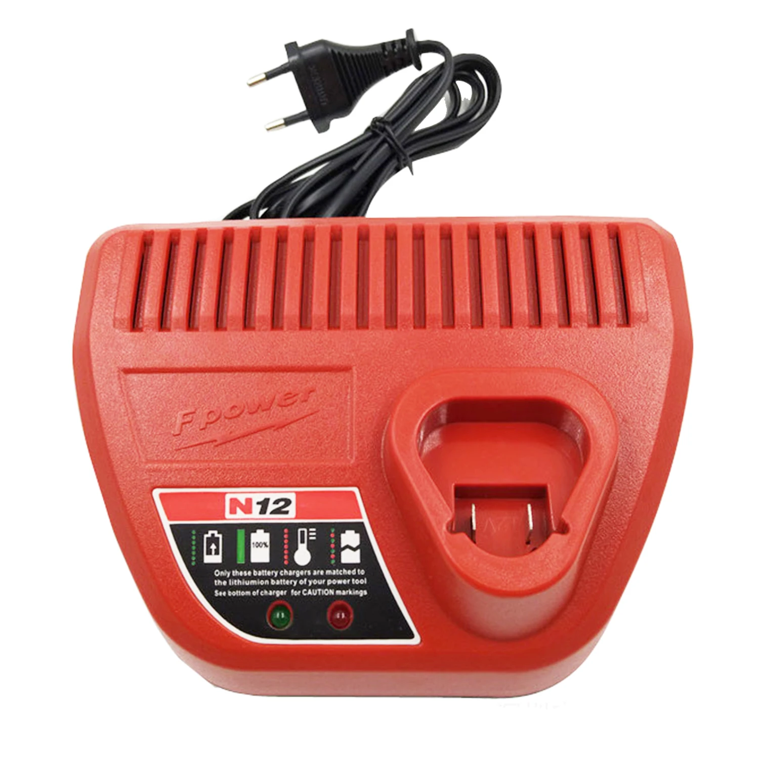 

Replace Milwaukee M12 power tool charger 10.8v/12v lithium battery charger