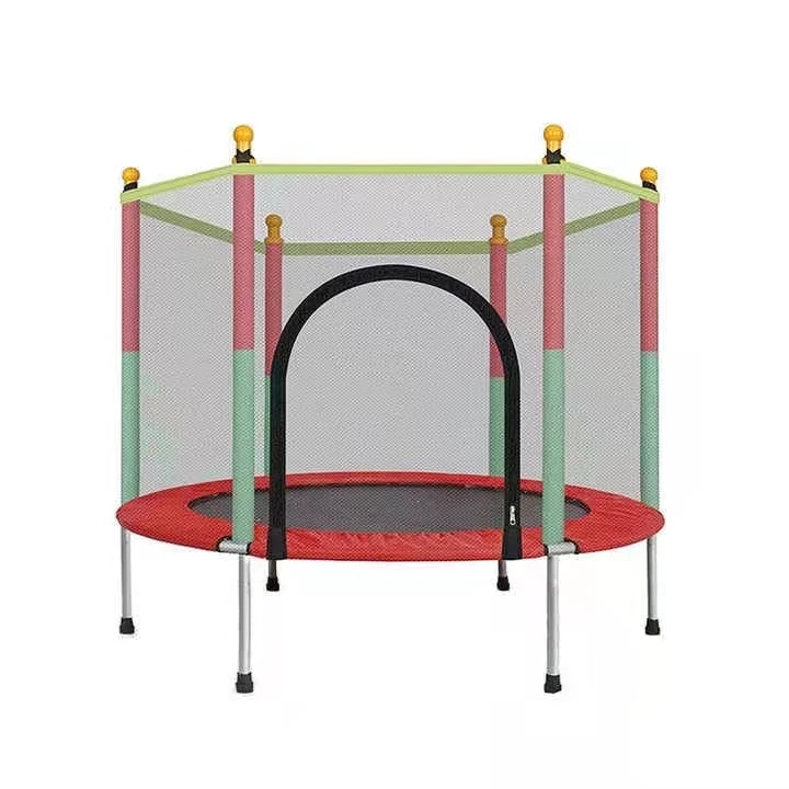 

Jumping Bed Trampoline with Safety Net Bungee Big /Children Double Protection elastic bed