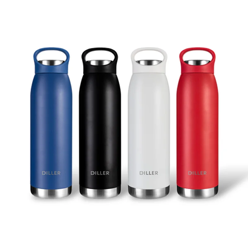 

Custom logo bulk wholesale double vacuum insulated hot thermal metal stainless steel sports drink waterbottles with logo