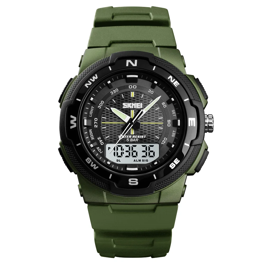 

2019 New Arrivals SKMEI 1454 montre military waterproof sports men wrist watches, 7 colors/customized