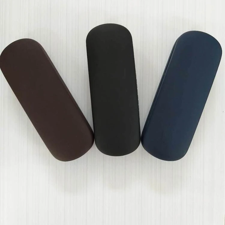 

high quality Danyang manufacture leather surface iron case fpr glasses /eyeglasses /optical, Any color is available