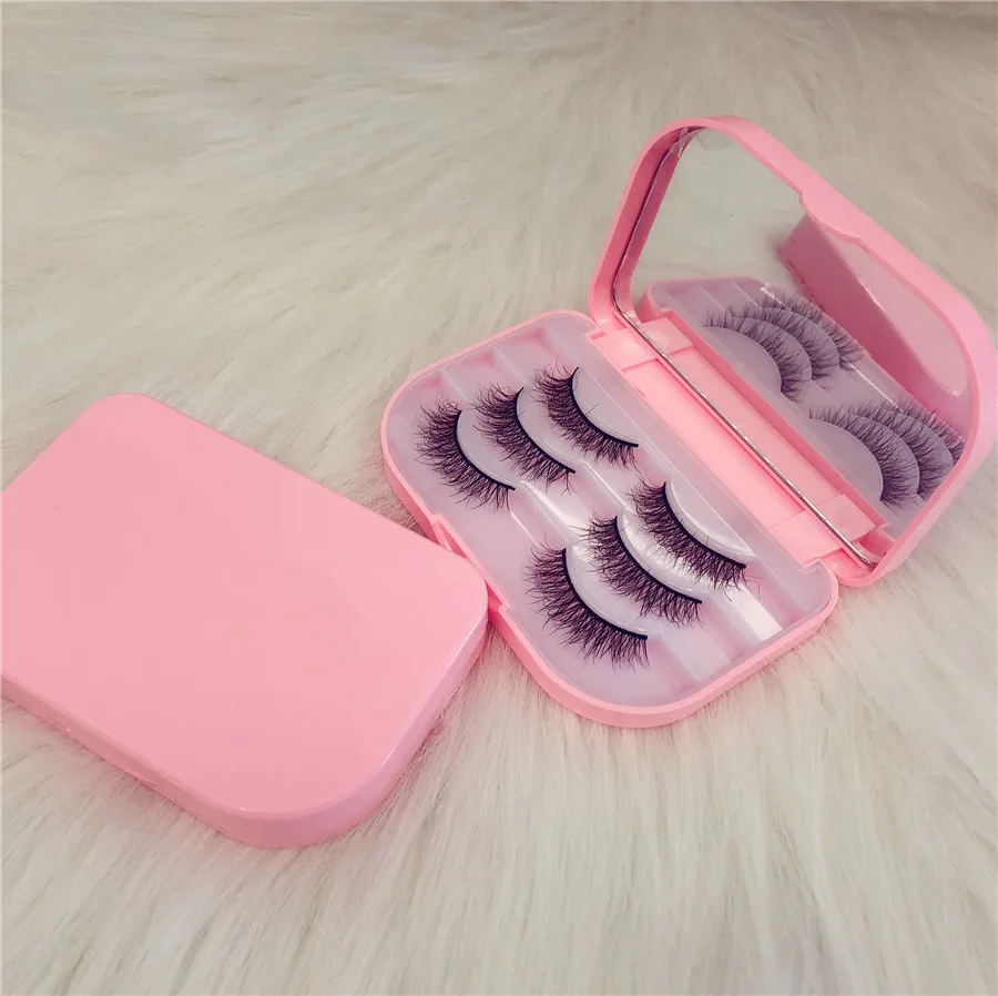 

Mink Eyelash Vendor Customized Boxes False Eyelashes With package Box Custom Logo Lashes3d Wholesale Bulk Mink Eyelashes, Natural black