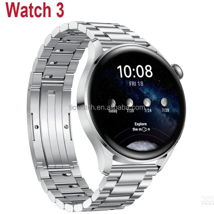 

Huawei Watch 3 Luxury Smart Bracelet Wrist Watches For Men Wholesale 4G LTE UMTS eSIM GPS SOS Help Blood Pressure SpO2 Watch