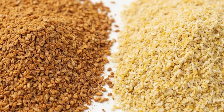 Taco seasoning with cumin in focus