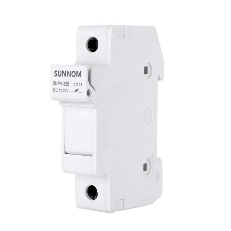 

SNPV-32B CE DC 10*38mm 1A/2A/3A/4A/5A/6A/8A/10A/12A/15A/20A/25A/32A 1000V PV solar gpv fuse with fuse holder box with indication