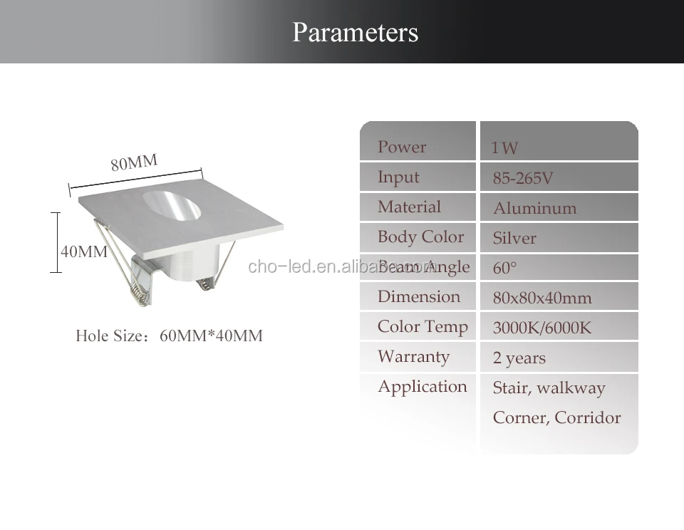 1w led stair light.jpg