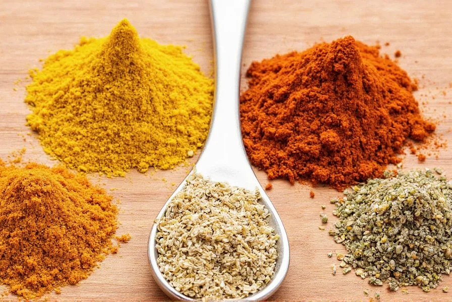 Different curry powders