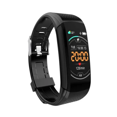 

New Waterproof Color Screen watch bands Sport digital watches metal Wristband Heart Rate Blood smart watches