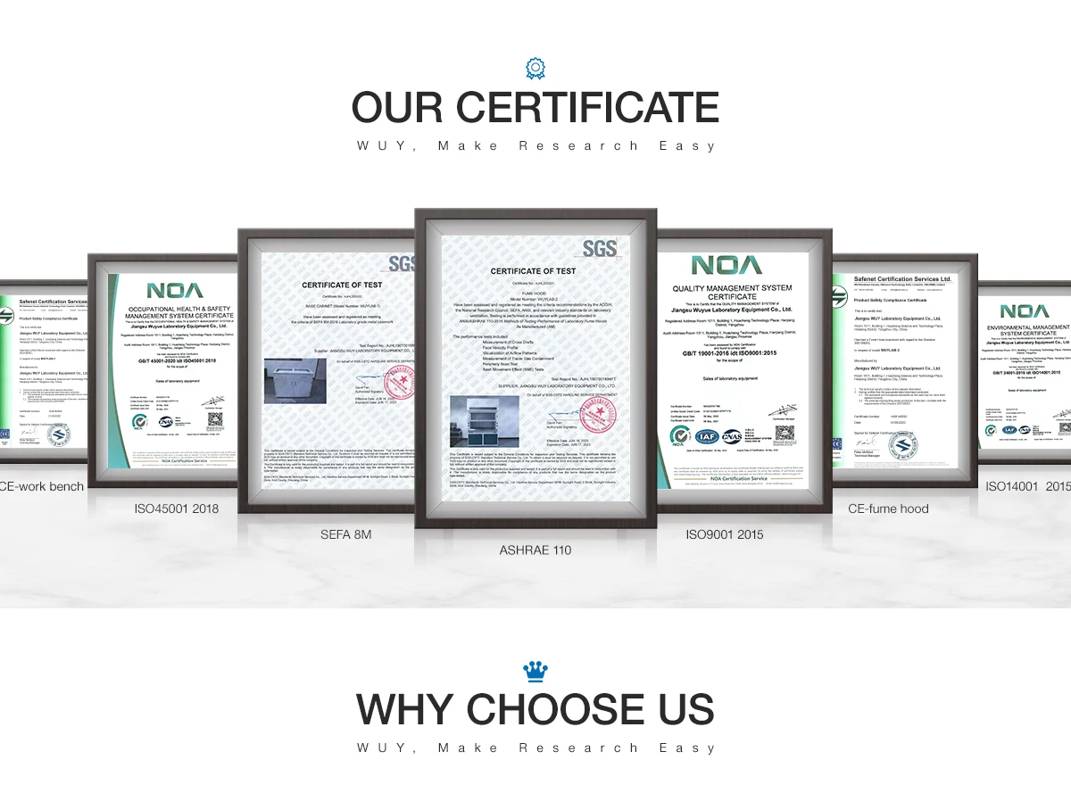 Jiangsu Wuy Laboratory Equipment Co., Ltd. Laboratory Furniture, Fume