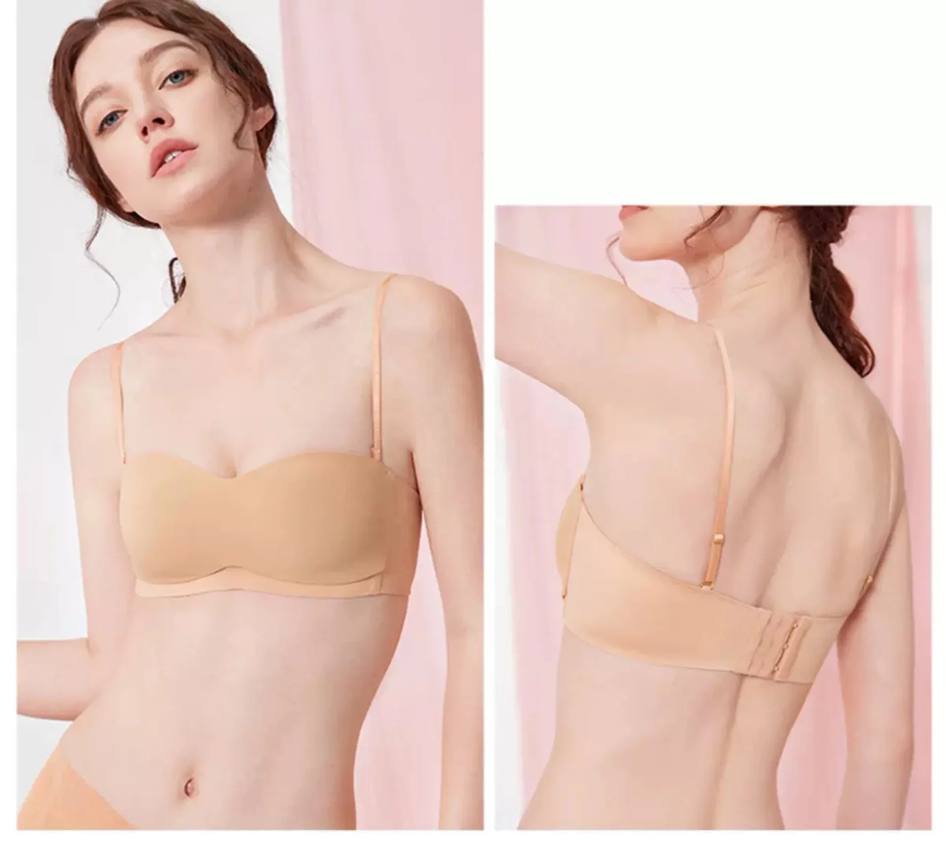 

New Design One Piece Bra Simple Girls Bra Seamless Wire Free Padded Back Closure Breathable Plain Dyed Anti-static Everyday