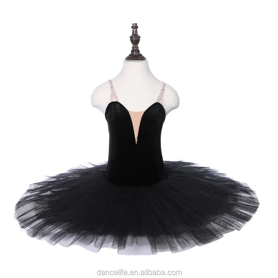 

CP069 Toddler Kids Black swan tutu handmade tutu Ballet Dress Professional Tutu Dance Dress stage performance clothing