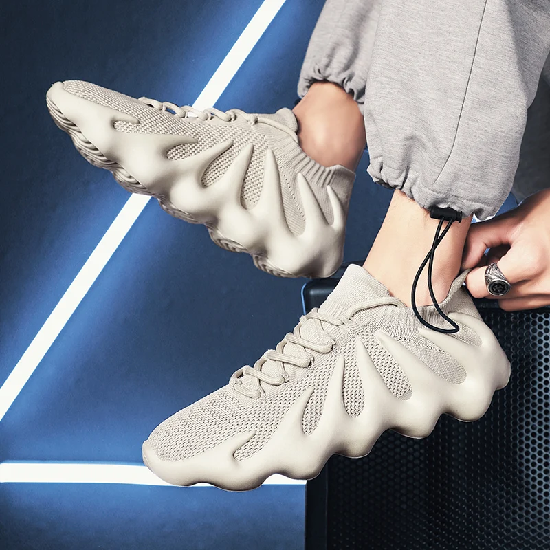 

2021 man casual shoes yeezy 450 cloud white sneakers for men, Black,white