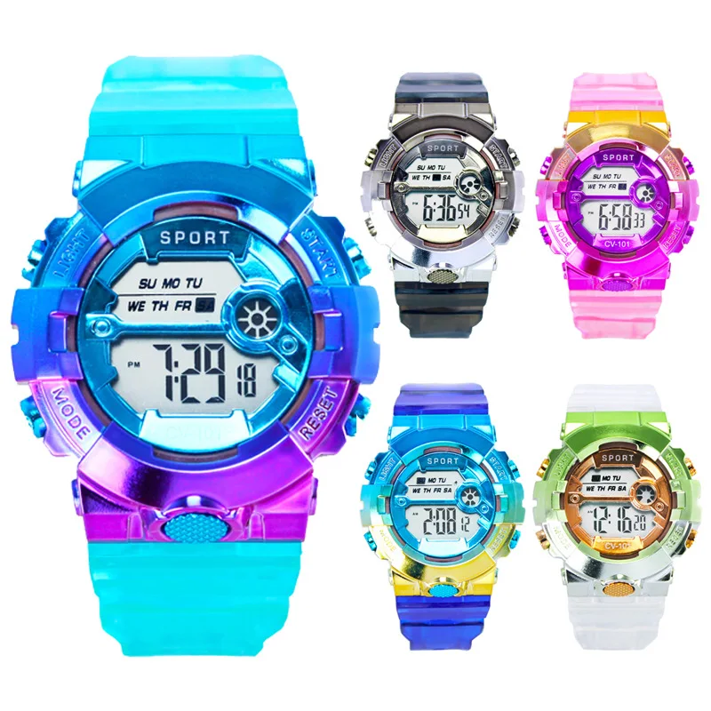 

WJ-8733 Color Tie Dye Quartz Couple Watches Business Alloy Lover Wrist Watches Leather Tie Dye Couple Watches, Mix