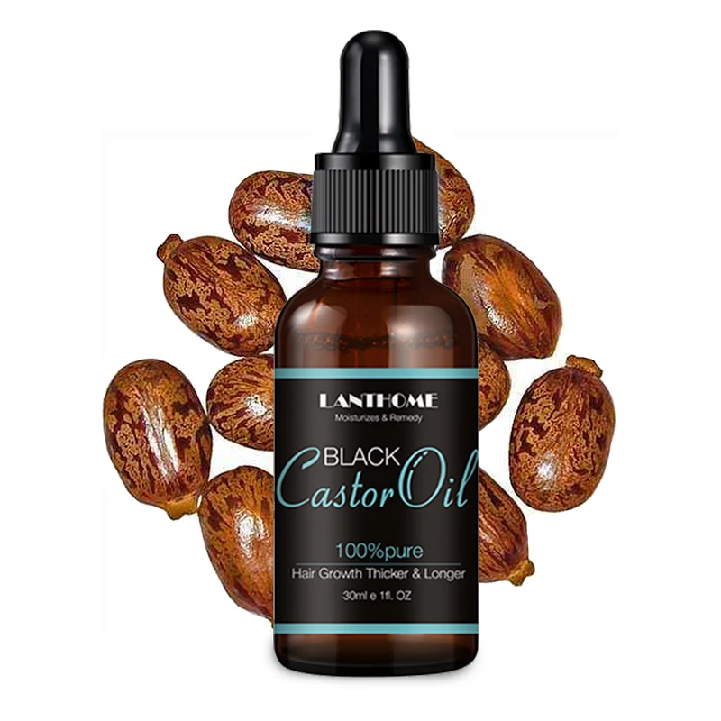 

Bulk Private Label Pure Cold Press Organic Castor Oil for Hair Eyelash Eyebrow Growth Black Castor Essential Seed Oil