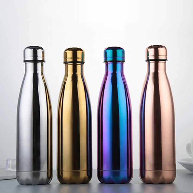 

Everich Cola Shape Bottle Water Cola Shape Stainless Steel Fitness Bottle